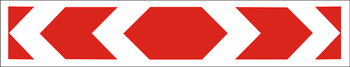 1.34.3 направление поворота (615 x 500) - Дорожные знаки - Предупреждающие знаки - Магазин охраны труда и техники безопасности stroiplakat.ru